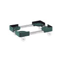 【送料無料】TRUSCO 伸縮式コンテナ台車 内寸400-500×400-500mm スチール製 FCD-4040 1台 組立品