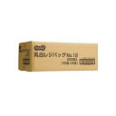 【送料無料】TANOSEE 乳白レジ袋 12号 ヨコ190×タテ370×マチ幅100mm 1セット(2000枚:100枚×20パック)