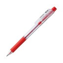 【送料無料】(まとめ) TANOSEE ノック式油性ボールペン ロング芯タイプ 0.7mm 赤 1セット(10本) 【×10セット】(3)