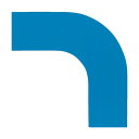 【送料無料】(まとめ) 日本緑十字社 コーナー用ガードテープ(50mm幅用) 青 屋内用 150026 1パック(10枚) 【×3セット】