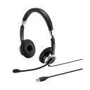 【送料無料】サンワサプライ ノイズキャンセリングマイク付き USBヘッドセット(両耳) MM-HSU15ANC 1個(2)