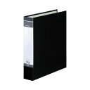 【送料無料】(まとめ)キングジム DリングファイルBF 黒 609BF【×100セット】