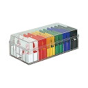 【送料無料】(まとめ) ナカバヤシ 名刺分庫 600名用ビビッドカラー PHM-101CM 1個 【×10セット】