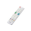 【送料無料】エレコム かんたんTVリモコン第2弾/東芝・レグザ用/ホワイト ERC-TV02WH-TO AV・デジモノ テレビ・周辺機器 その他のテレビ・周辺機器 レビュー投稿で次回使える2000円クーポン全員にプレゼント