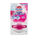 【送料無料】(まとめ) 花王 トイレマジックリン 流すだけで勝手にキレイ ローズせっけんの香り 本体 80g 1個 【×10セット】