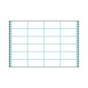 【送料無料】コクヨ 連続伝票用紙(タックフォーム)横15×縦10インチ(381.0×254.0mm)24片 ECL-729 1箱(500シート)