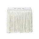 (まとめ)TRUSCO モップ 白色K-E8-260-W 1個【×20セット】(3)