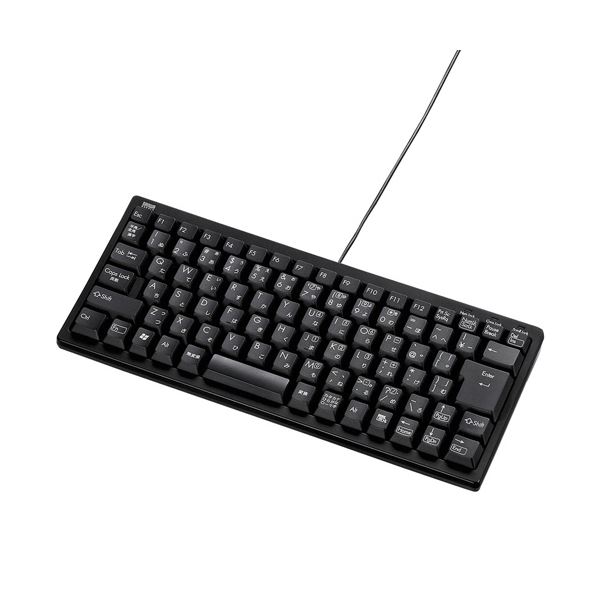 【送料無料】サンワサプライ コンパクトキーボードブラック テンキーなし SKB-KG3BKN2 1台