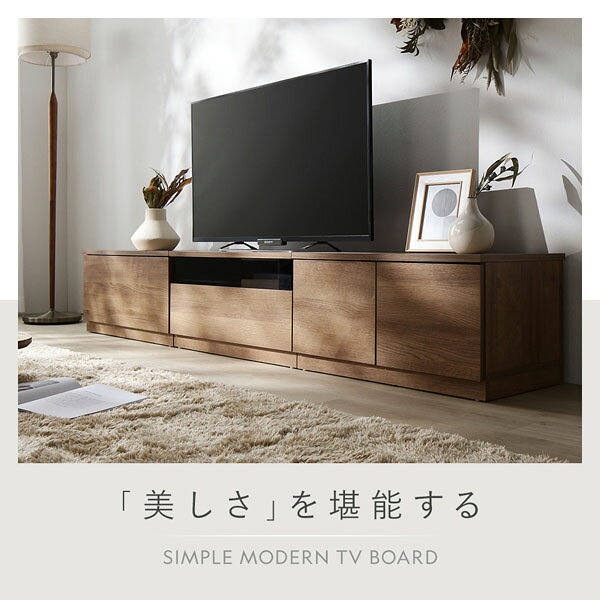 【送料無料】テレビボード テレビ台 引き出し×扉タイプ 約幅180cm ガラス引き出し収納90cm＋扉収納90cm ストーングレー 収納力抜群 ワイド ローボード テレビラック TV台 TVボード TVラック インテリア用品 インテリア家具 リビング ダイニング 組立品 eagleeyeshopping-737003668 イーグルアイ楽天市場店 サンプル画像2