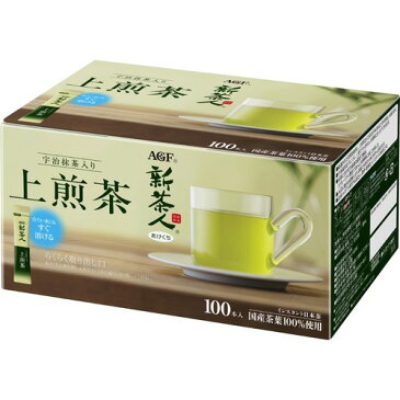 10000円以上送料無料 新茶人宇治抹茶入り上煎茶 スティック(0.8g*100本入) 水・飲料 お茶 日本茶 レビュー投稿で次回使える2000円クーポン全員にプレゼント