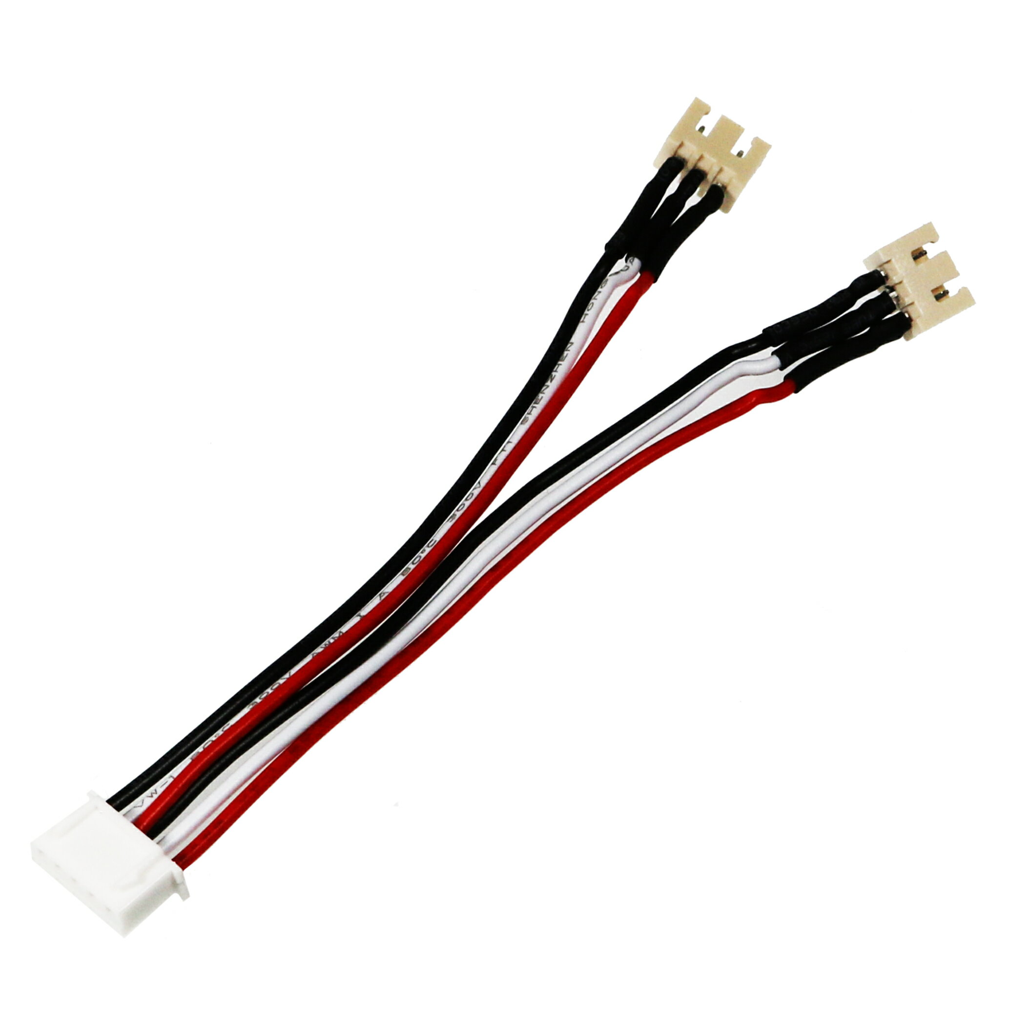 Rakuten - イーグル模型 2セルx2直列バランシングワイヤー10cm (JST-XH オス4S⇔[メス]2Sx2) #3418V2