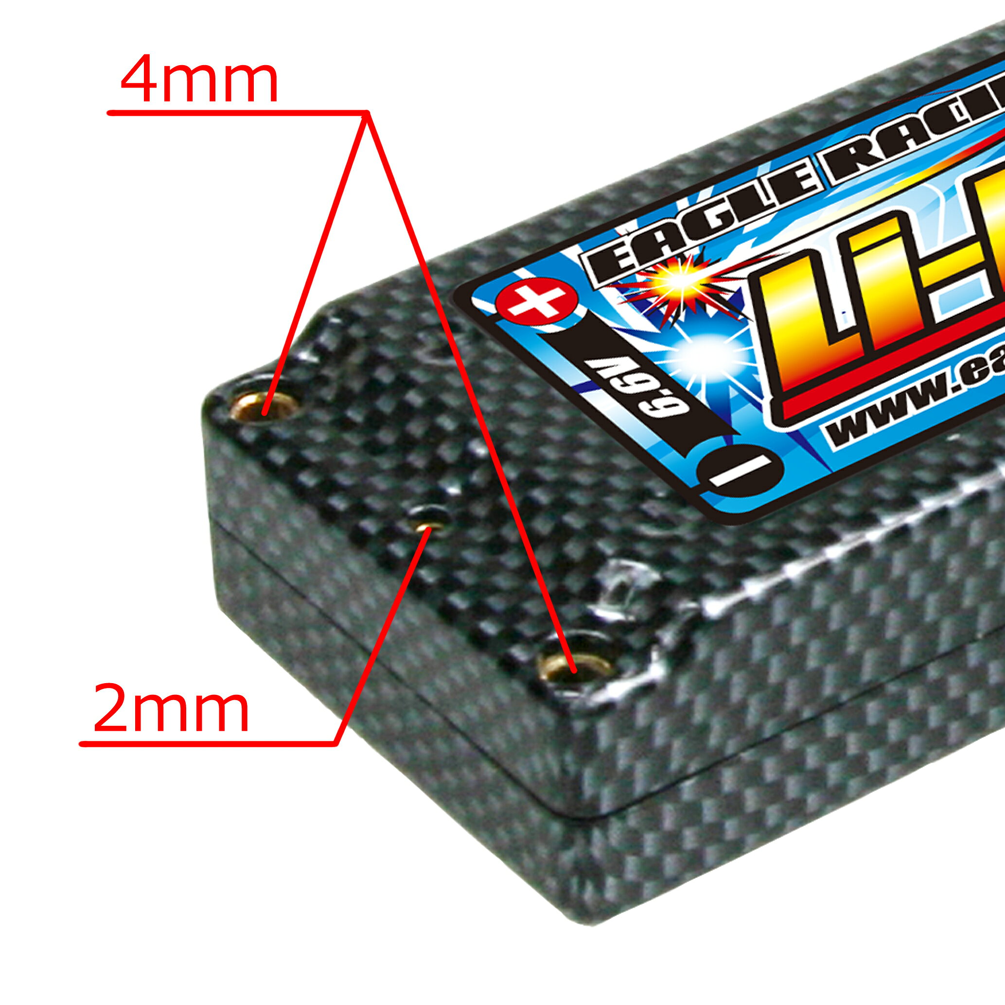 ���������Ϸ� Li-Fe�Хåƥ꡼EA4200R/6.6V 65C+�����ϡ��ɥ��������� #3662V2-U2