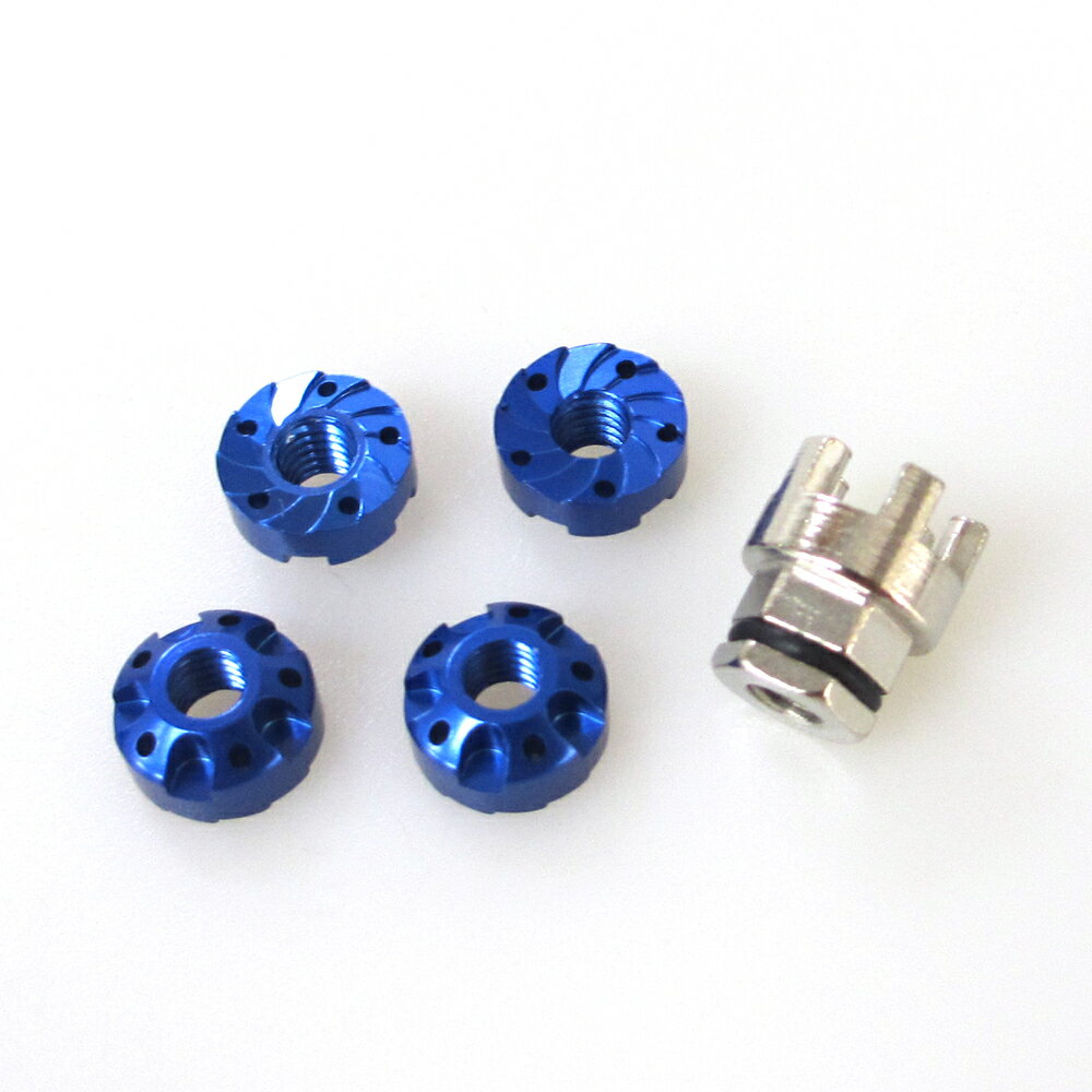 Rakuten - イーグル模型 SPスケール・ホイルナット(4mm)[BL]ボス付 #3919-BL