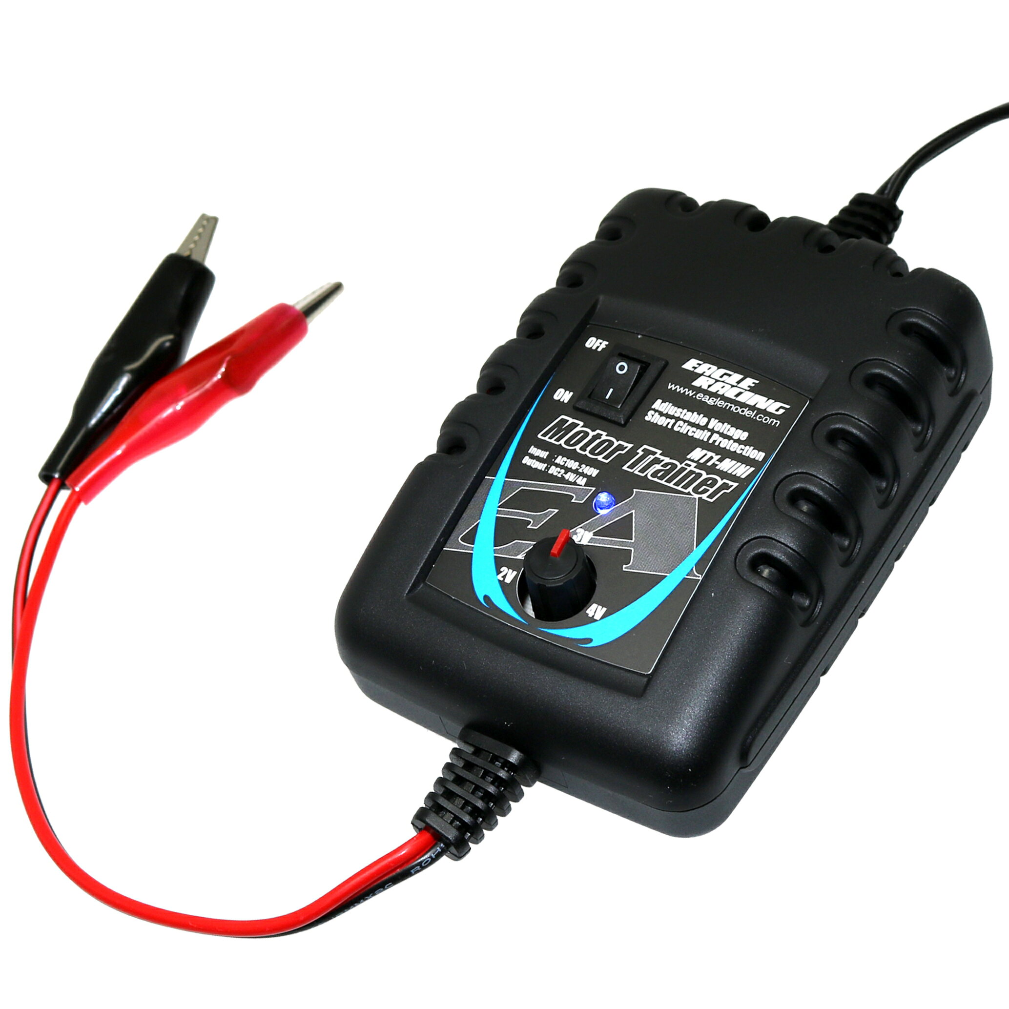 モータートレーナーMT1-MINI （4A以下で）を用い、新品のモーターを慣らすことによって、モーターブラシとコミュテータが正常に接触し、回転効率が向上しモーター本来のスペックを発揮することが出来ます。また使用したモーターは、コミュテータでの焼付きよって能力が低下します。正しく慣らしをすることで、以前のスペックが甦ります。※保護回路付