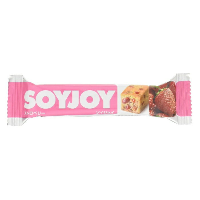 大塚製薬 ソイジョイ ストロベリー 30g SOYJOY 大豆 低GI食品 ソイプロテイン イソフラボン 植物性タンパク質 食物繊維 健康食品 日本製 高品質 [ メール便 送料無料 追跡可能 代引き不可 定形外発送の場合あり ]