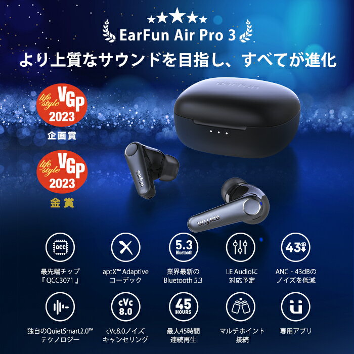 VGP 2023金賞- EarFun Air ...の紹介画像2