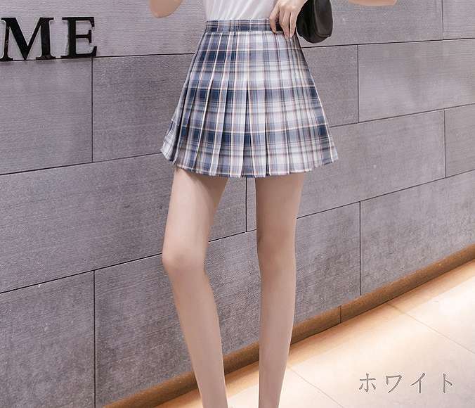 ミニスカート フリル 切り替え バイカラー チェック柄 【大きいサイズ レディース ミニ タイト セクシー プリーツ 春夏 フレア スウェット パンツ レギンス skirt】