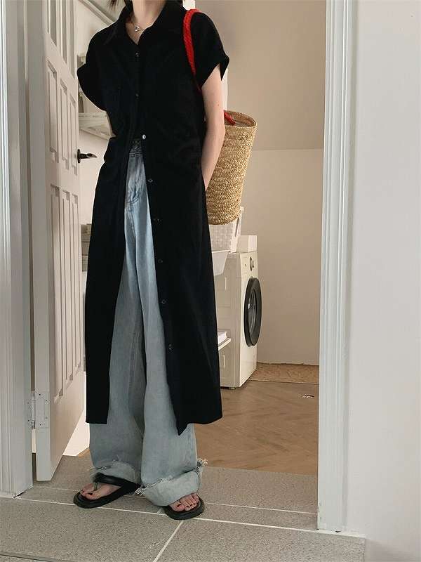 ワンピース 切り替え スリム 着痩せ 無地 シンプル【大きいサイズ レディース 秋冬 結婚式 きれいめ タイト フォーマル 大人 上品 チュニック one-piece】(4)