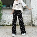 ワイド バギーパンツ 切り替え バイカラー 体型カバー 着痩せ シンプル【大きいサイズ レディース 夏秋 下着 ボトムス ストレート スキニー ショーツ pants】