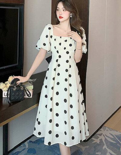 ワンピース 半袖 フリル スリム 着痩せ 切り替え ドット柄 大きいサイズ【大きいサイズ レディース 春夏 結婚式 きれいめ タイト フォーマル 大人 上品 チュニック one-piece】 ワンピース 半袖 フリル スリム 着痩せ 切り替え ドット柄 大きいサイズ【大きいサイズ レディース 春夏 結婚式 きれいめ タイト フォーマル 大人 上品 チュニック one-piece】