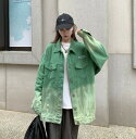 デニムジャケット ジージャン ジーンズ 長袖 体型カバー 着痩せ デニム シンプル【大きいサイズ レディース ジーンズ トップス シャツ デニム チュニック ロ...
