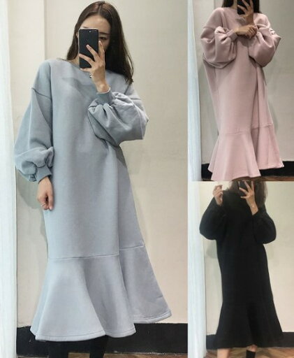 ワンピース 裏起毛 フリル 体型カバー 着痩せ 無地 シンプル【大きいサイズ レディース 春夏 結婚式 きれいめ タイト フォーマル 大人 上品 チュニック one-piece】 ワンピース 裏起毛 フリル 体型カバー 着痩せ 無地 シンプル【大きいサイズ レディース 春夏 結婚式 きれいめ タイト フォーマル 大人 上品 チュニック one-piece】