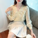トップス 長袖 フリル 体型カバー 着痩せ 大きいサイズ 【大きいサイズ レディース 春夏 セール きれいめ 可愛い かわいい チュニック tops】