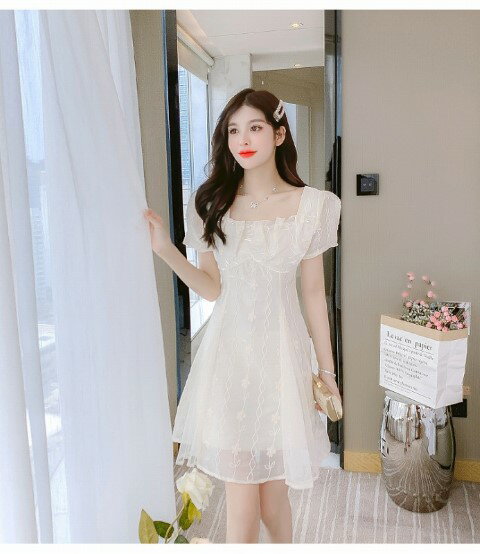 ワンピース 半袖 フリル スリム 着痩せ 【大きいサイズ レディース 春夏 結婚式 きれいめ タイト フォーマル 大人 上品 チュニック one-piece】