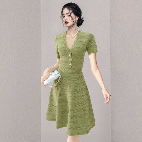 ワンピース 半袖 フリル スリム 着痩せ カットソー 【大きいサイズ レディース 秋冬 結婚式 きれいめ タイト フォーマル 大人 上品 チュニック one-piece】