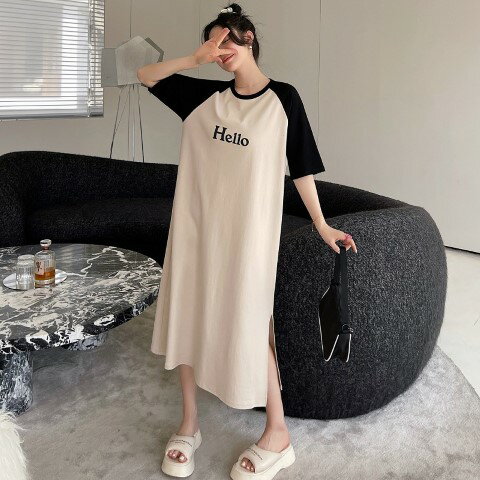 ワンピース 半袖 体型カバー 着痩せ 英字 大きいサイズ カジュアル【大きいサイズ レディース 春夏 結婚式 きれいめ タイト フォーマル 大人 上品 チュニック one-piece】 ワンピース 半袖 体型カバー 着痩せ 英字 大きいサイズ カジュアル【大きいサイズ レディース 春夏 結婚式 きれいめ タイト フォーマル 大人 上品 チュニック one-piece】