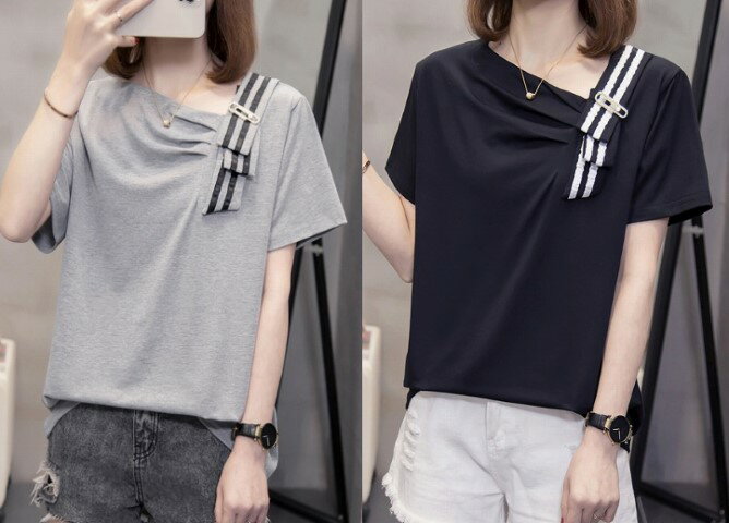 Tシャツ 半袖 体型カバー 着痩せ 大きいサイズ【大きいサイズ レディース 無地 シャツ チュニック 春夏 tシャツ ゆったり uv shirt】