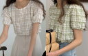 トップス 半袖 ボリューム袖 体型カバー 着痩せ シンプル【大きいサイズ レディース 春夏 セール きれいめ 可愛い かわいい チュニック tops】
