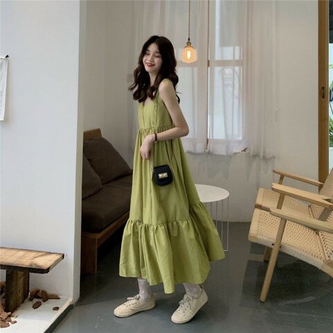 ベストワンピース フリル 体型カバー 着痩せ 無地 【大きいサイズ レディース 春夏 結婚式 きれいめ タイト フォーマル 大人 上品 チュニック one-piece】
