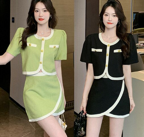 上下セット2点セット半袖トップス+...