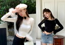トップス 長袖 ショート丈 ファー付き シンプル【大きいサイズ レディース 春夏 セール きれいめ 可愛い かわいい チュニック tops】