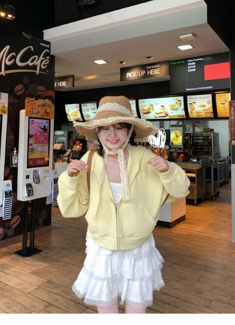 フード付きパーカーカーディガントッ...