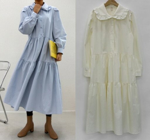 ワンピース 長袖 フリル ロングワンピ シンプル かわいい カジュアル【大きいサイズ レディース 春夏 結婚式 きれいめ タイト フォーマル 大人 上品 チュニック one-piece】 ワンピース 長袖 フリル ロングワンピ シンプル かわいい カジュアル【大きいサイズ レディース 春夏 結婚式 きれいめ タイト フォーマル 大人 上品 チュニック one-piece】