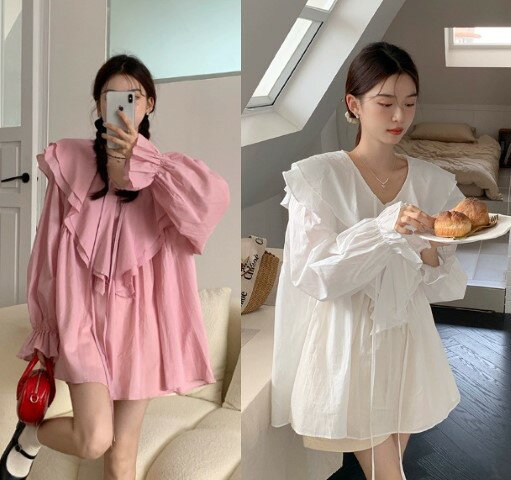 ワンピース 長袖 フリルワンピ ミニワンピース シンプル カジュアル かわいい【大きいサイズ レディース 春夏 結婚式 きれいめ タイト フォーマル 大人 上品 チュニック one-piece】 ワンピース 長袖 フリルワンピ ミニワンピース シンプル カジュアル かわいい【大きいサイズ レディース 春夏 結婚式 きれいめ タイト フォーマル 大人 上品 チュニック one-piece】