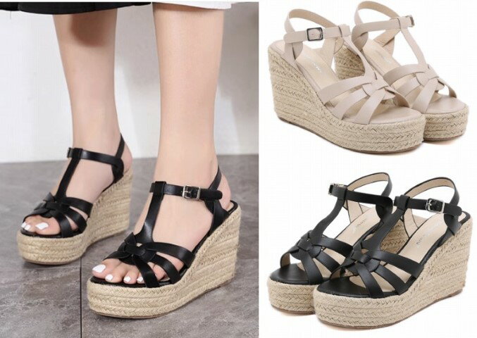 トングサンダル ミュール 厚底 ウエッジ 無地 sweet系【大きいサイズ レディース 歩きやすい オフィス ベランダ 秋冬 ミュール カジュアル sandal mule】