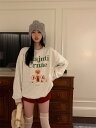 スウェット トレーナー 長袖 シンプル カジュアル ゆったり レディース【大きいサイズ レディース パーカー 無地 夏秋 チュニック 薄手 スウェット シャツ ブラウス pullover parker】