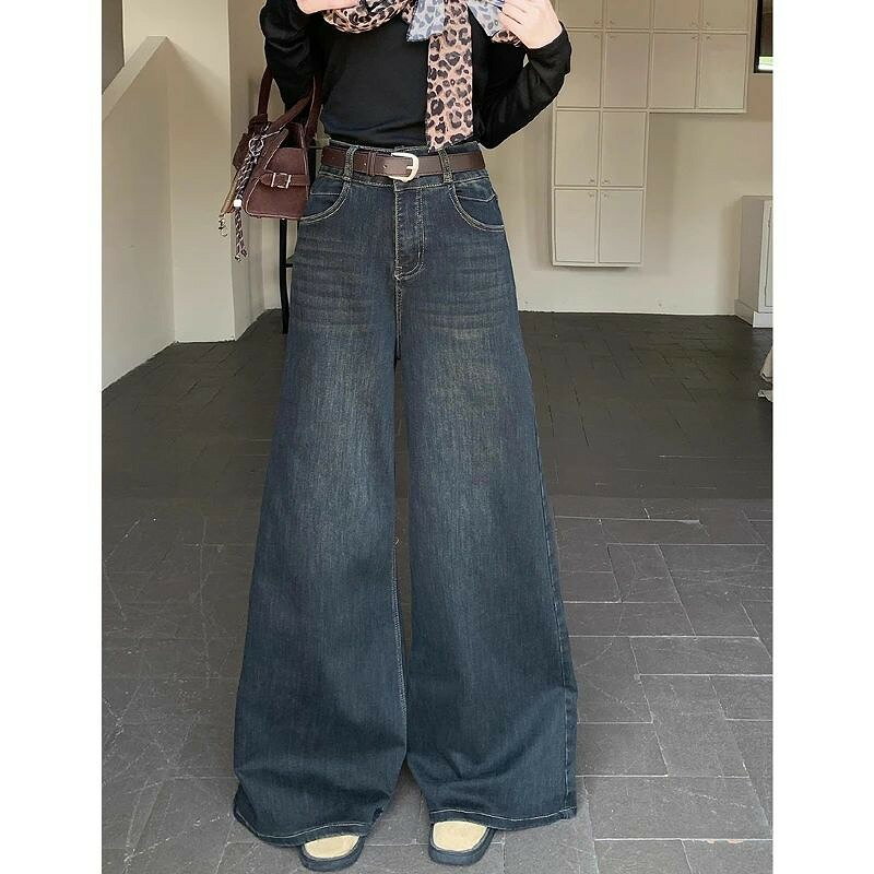 Gパン ジーパン ジーンズ ハイウエスト 切り替え 体型カバー 着痩せ デニム【大きいサイズ レディース ストレッチ スキニー レディース タイツ ダメージ加工 ガウチョパンツ denim pants】