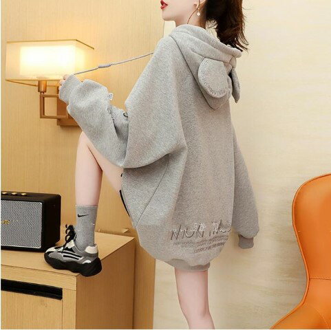 パーカー 長袖 カジュアル かわいい 裏起毛 レディース【大きいサイズ レディース パーカー 無地 春夏 チュニック 薄手 スウェット シャツ ブラウス pullover parker】