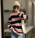 パーカー トップス 長袖 ボーダー柄 レディース【大きいサイズ レディース パーカー 無地 夏秋 チュニック 薄手 スウェット シャツ ブラウス pullover parker】