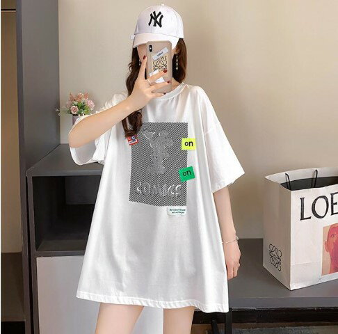 Tシャツ 半袖 韓国風 レディース 【大きいサイズ レディース 無地 シャツ チュニック 夏秋 tシャツ ゆったり uv shirt】 Tシャツ 半袖 韓国風 レディース 【大きいサイズ レディース 無地 シャツ チュニック 夏秋 tシャツ ゆったり uv shirt】