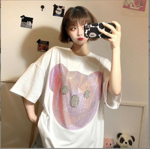 Tシャツ 半袖 韓国風 レディース 【大きいサイズ レディース 無地 シャツ チュニック 夏秋 tシャツ ゆったり uv shirt】 Tシャツ 半袖 韓国風 レディース 【大きいサイズ レディース 無地 シャツ チュニック 夏秋 tシャツ ゆったり uv shirt】