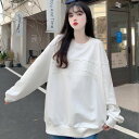 パーカー 長袖 レディース パーカー ゆったり【大きいサイズ レディース パーカー 無地 夏秋 チュニック 薄手 スウェット シャツ ブラウス pullover parker】