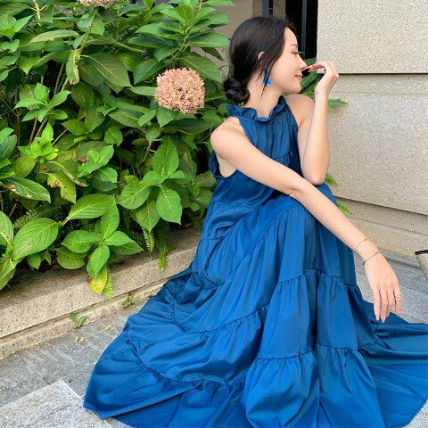 ロングワンピース ノースリーブ リゾート風 レディース【大きいサイズ レディース 冬春 結婚式 きれいめ タイト フォーマル 大人 上品 チュニック one-piece】