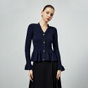 トップス 長袖 Vネック シンプル カジュアル フリル レディース【大きいサイズ レディース 春夏 セール きれいめ 可愛い かわいい チュニック tops】(4)