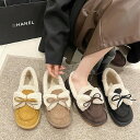 レディース ムートン調 ショートブーツ モカシン 裏ボア 靴 寒さ 対策 暖かいブーツ【大きいサイズ レディース 雪道 サイドゴア ヒール ロング 美脚 エンジ...