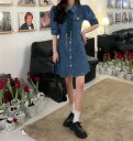 ワンピース ミニスカート パフスリーブ レディース 単体ボタン【大きいサイズ レディース ミニ タイト セクシー プリーツ 夏秋 フレア スウェット パンツ レギンス skirt】